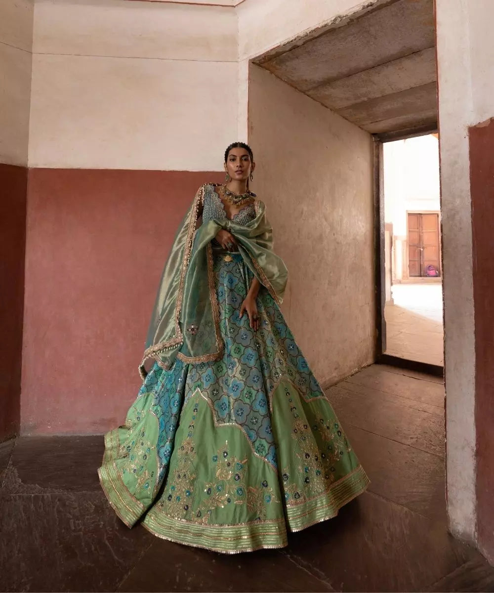 ADITI GUPTA - Banarsi Chanderi Lehenga